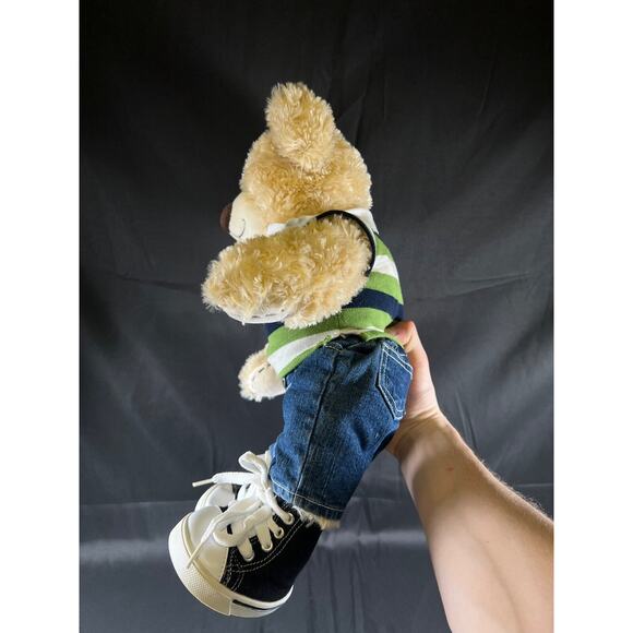Vintage 2009 Build a Bear Bearemy Teddy Bear Plush Stuffed Animal 17" w/ boots - Picture 5 of 11
